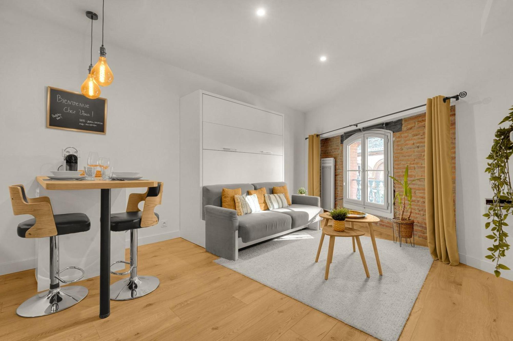 Le Floral - Cosy Studio Climatise Avec Parking Prive Et Netflix Toulouse Dış mekan fotoğraf